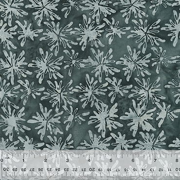 Noir - Anthology Batiks - 2540QX - Blooms - Charcoal
