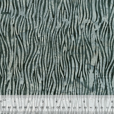 Noir - Anthology Batiks - 2542QX - Zebra Stripe - Charcoal
