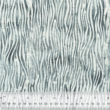 Noir - Anthology Batiks - 2547QX - Zebra Stripe, Grey