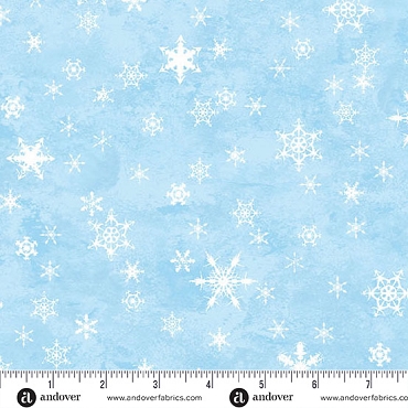 Flurry Snowflakes - Andover - A - 1511 - B