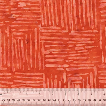 Line by Line - Anthology Batiks - 8100Q - Clementine
