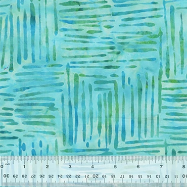 Line by Line - Anthology Batiks - 8100Q - Aqua
