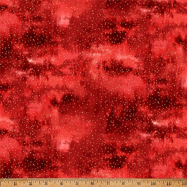 Berries and Birch - Hoffman - X7797 - 78G - Scarlet/Gold