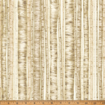 Berries and Birch - Hoffman - X7795 - 33G - Cream/Gold