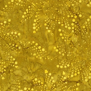 Tonga Batik - Timeless Treasures - B8164 - Floral Fireworks - Brass
