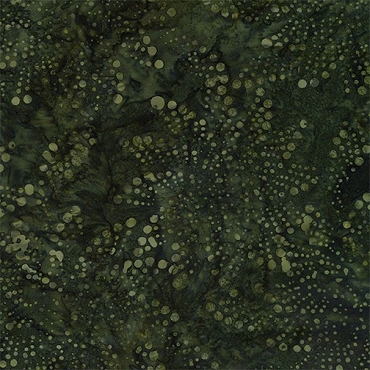 Tonga Batik - Timeless Treasures - B8164 - Floral Fireworks - Hunter