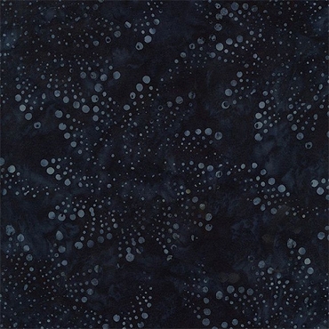 Tonga Batik - Timeless Treasures - B8164 - Floral Fireworks - Midnight