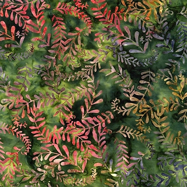 Tonga Batik - Timeless Treasures - B3560 - Tossed Vines - Hayride