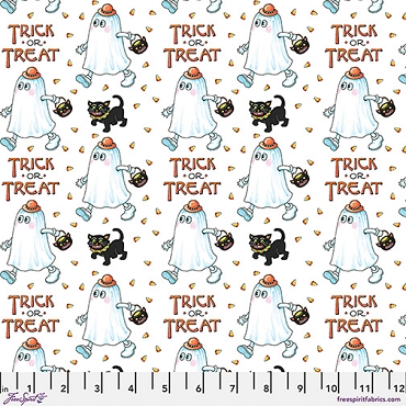 Moonlit Mischief - Free Spirit - Trick-OR-Treat - MY54 - White