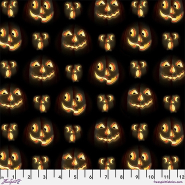 Moonlit Mischief - Free Spirit - Pumpkin Glow - MY48 - Black