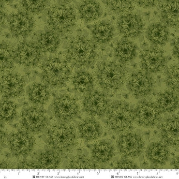 Oak and Berry - Henry Glass - 3654 - 66 - Green