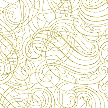 Christmas Wish - Hoffman Fabrics -  Y7824 - 3G - White/Gold