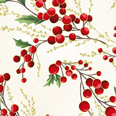 Christmas Wish - Hoffman Fabrics -  Y7821 - 20G - Natural/Gold