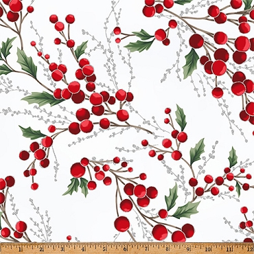 Christmas Wish - Hoffman Fabrics -  Y7821 - 597S - December/Silver