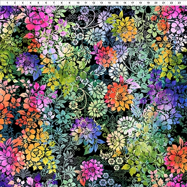 Felicity - In The Beginning - Floral - Black - 2FEL - 2