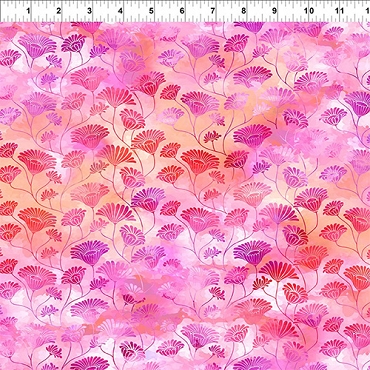 Felicity - In The Beginning - Flower Vines - Sherbet - 4FEL - 1