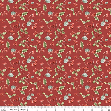 Holiday Spirit - Riley Blake - Berries - 17463 - Red