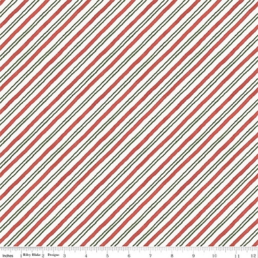 Holiday Spirit - Riley Blake - Stripes - 17465 - Multi