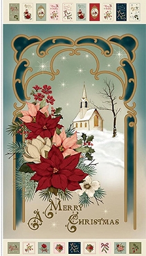 Christmas Greetings - Riley Blake - 17669 - Panel