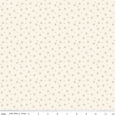 Christmas Greetings - Riley Blake - Christmas Lights - 17667 - Cream
