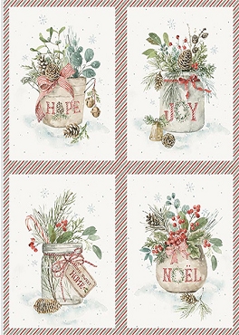 Holiday Spirit - Riley Blake - Season's Greetings Pillow Panel - 17467 