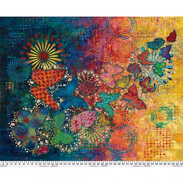 Wings of Wonder - Free Spirit - Sue Penn - SP116 - Butterfly Panel
