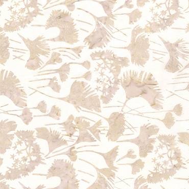 Tonga Wallfowers - Timeless Treasures - B3729 - Shadowy Leaves - Sand
