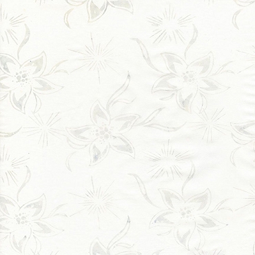 Tonga Wallfowers - Timeless Treasures - B8786 - Tropical Flowers & Stars Bursts - Dune
