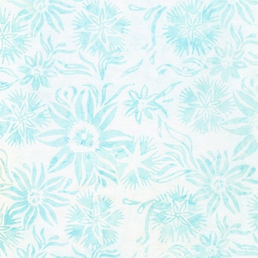 Tonga Wallfowers - Timeless Treasures - B8163 - Star Floral - Ice