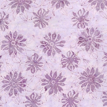 Tonga Wallfowers - Timeless Treasures - B3709 - Floating Flowers - Lilac
