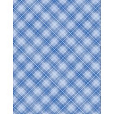 Let it Snow-Man! - Wilmington Prints - 27759 - 440 -  Plaid Light Blue