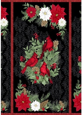 Cardinal Charm - Wilmington Prints - 39926 - 937 - Panel