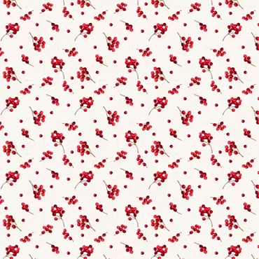 Cardinal Charm - Wilmington Prints - 39932 - 132 - Berry Toss Cream