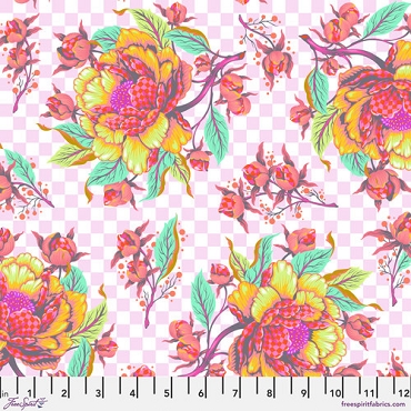 Tula Pink - Untamed - PWTP235 - Peony for Your Thoughts - Lunar