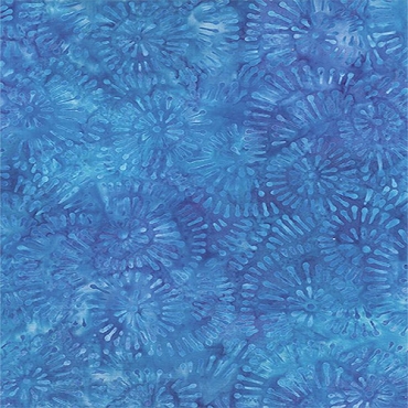Sea Stars - Wilmington Batiks - Pins & Needles - 1400 - 22282 - 444 - Blue