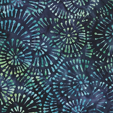 Sea Stars - Wilmington Batiks - Pins & Needles - 1400 - 22282 - 474 - Dark Blue