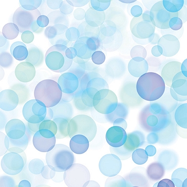 Swim With Me -  Benartex - Watercolor Bubbles - 15052 - 90 - White/Blue