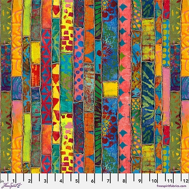 Dragonfly Dance - Free Spirit - PWSP108 - Paper Stripe - Multi