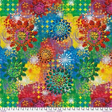 Dragonfly Dance - Free Spirit - PWSP109 - Dazzle - Multi