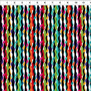 Flock Together - In The Beginning - Wavy Stripe - Multi - 8FT1