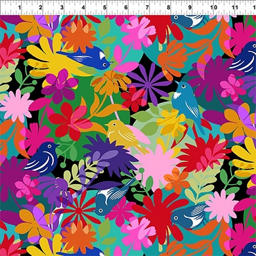 Flock Together - In The Beginning - Birds & Flower - Multi - 2FT1