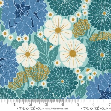 Moda - Field Of Flowers - 3310 - 14 - Robins Egg