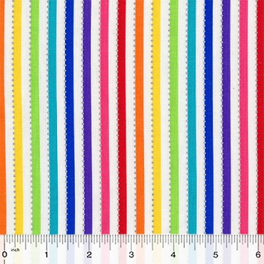 Be Colourful - Anthology Batiks - 28Q - 14 - White Rainbow
