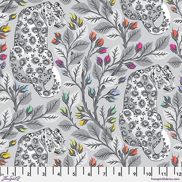 Tula Pink - Graywork - Beautymark - PWTP257 - Fog