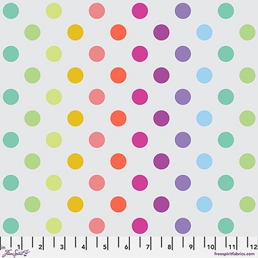 Tula Pink - Graywork - Disco Poms - PWTP262 - Whisper