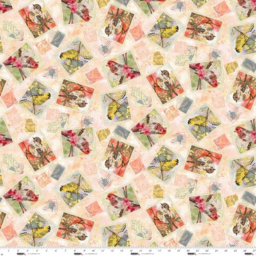 Airmail - Studio E Fabrics - 8498 - 38 - Peach