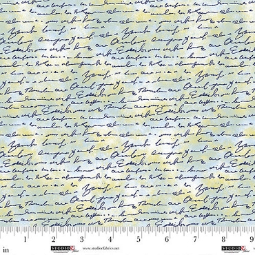 Airmail - Studio E Fabrics - 8504 - 16 - Pistachio
