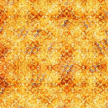 QT Fabrics -Daisy Delights - 32155O - Orange