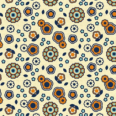 QT Fabrics -Patchouli - 32271S - pale yellow