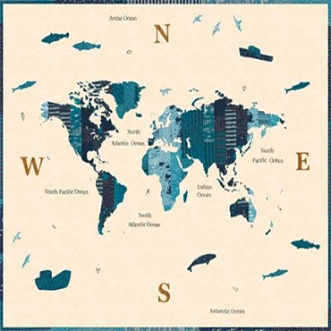 Longshore - Moda -  Longshore Newton Panel Flag - 24619 - 11 